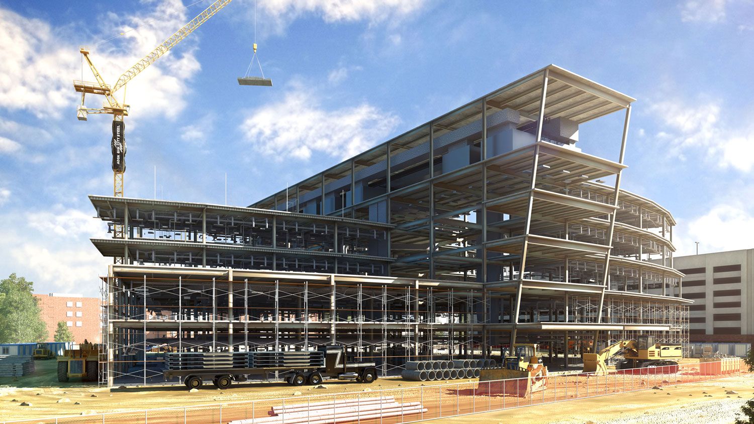 hospital construction 3d digital mockup building design architecture
